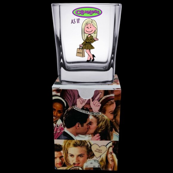 PEANUTS/ 90's and 2000 era MOVIES Mashup Shot Glasses/Gift Boxes, Unique Gift! - Picture 4 of 14